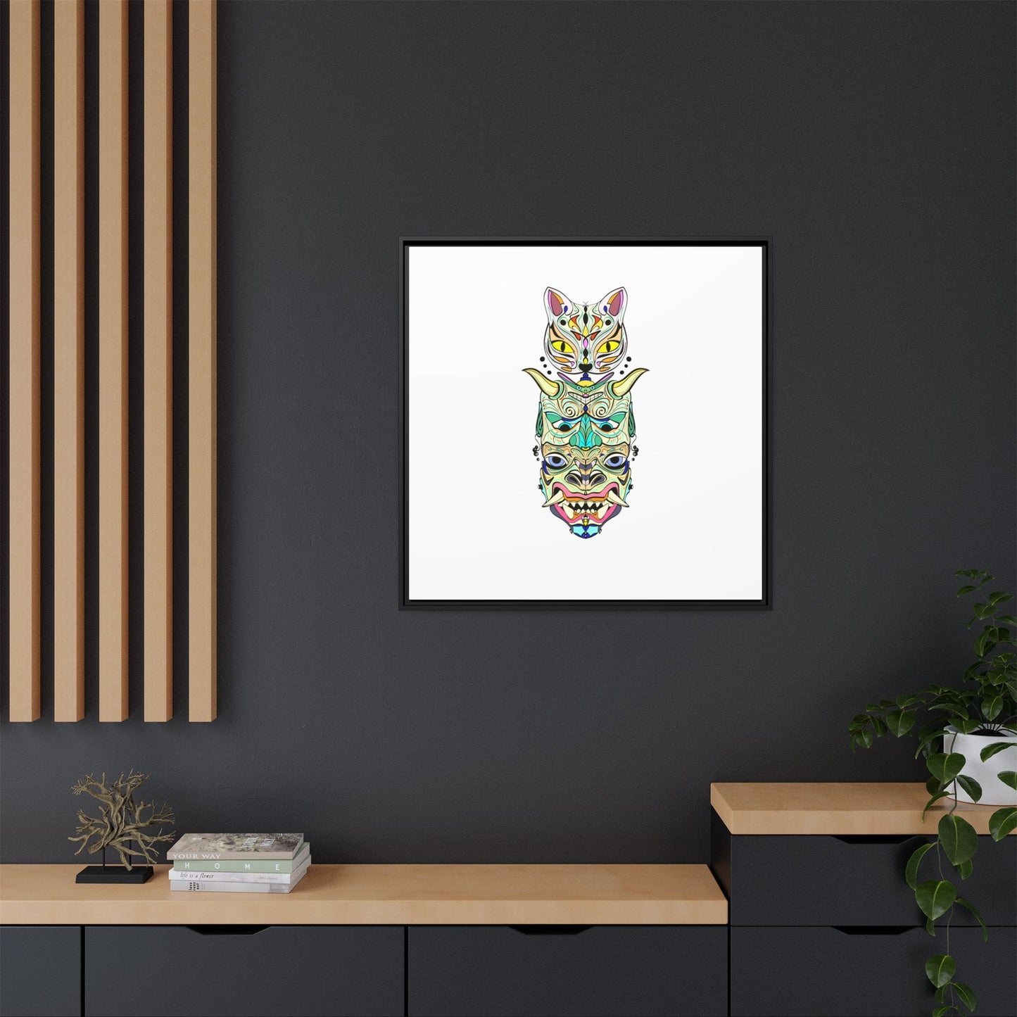 Samurai Totem Matte Canvas