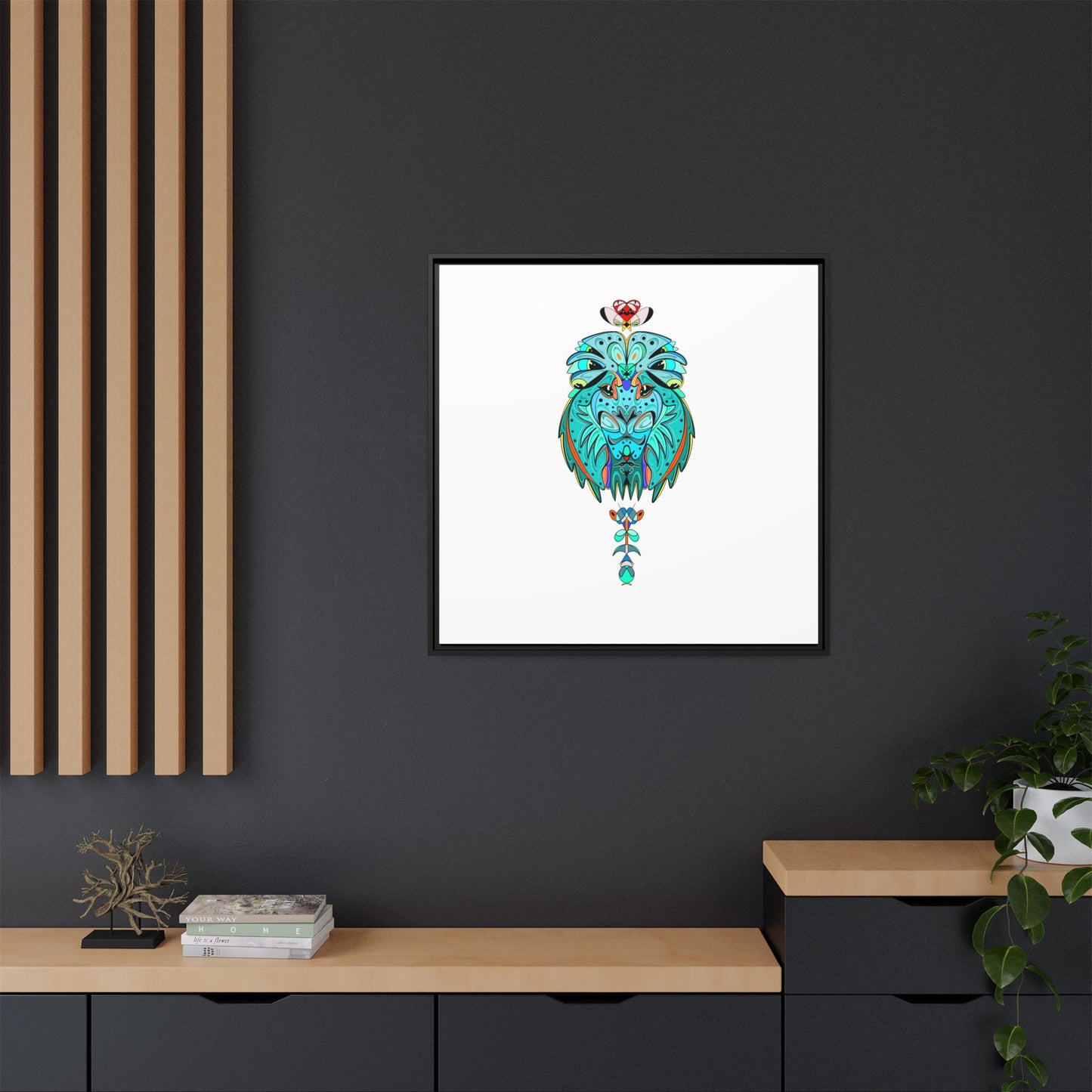Lion | Boho Animal Wall Art