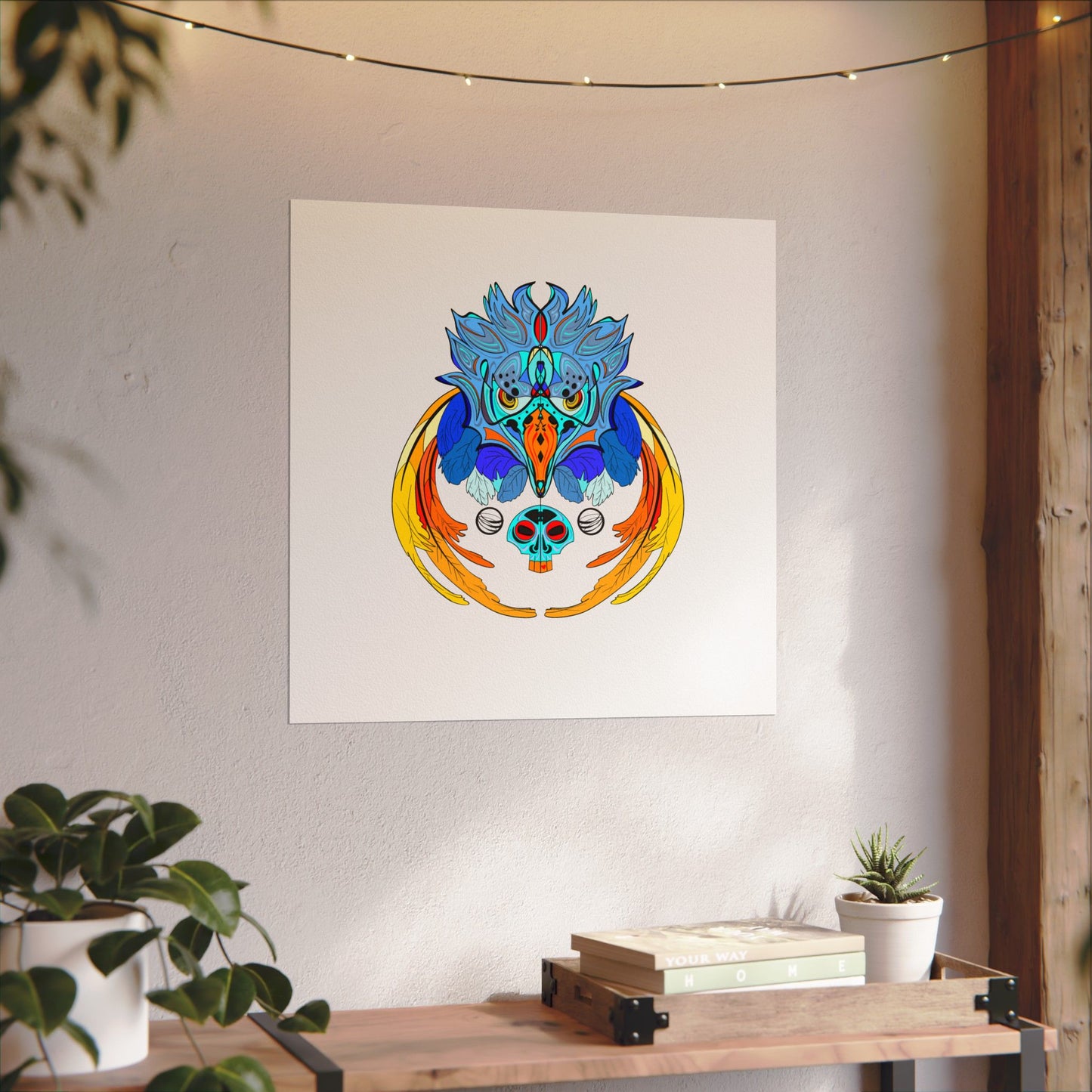 The Eagle | Watercolor Textured Art Print