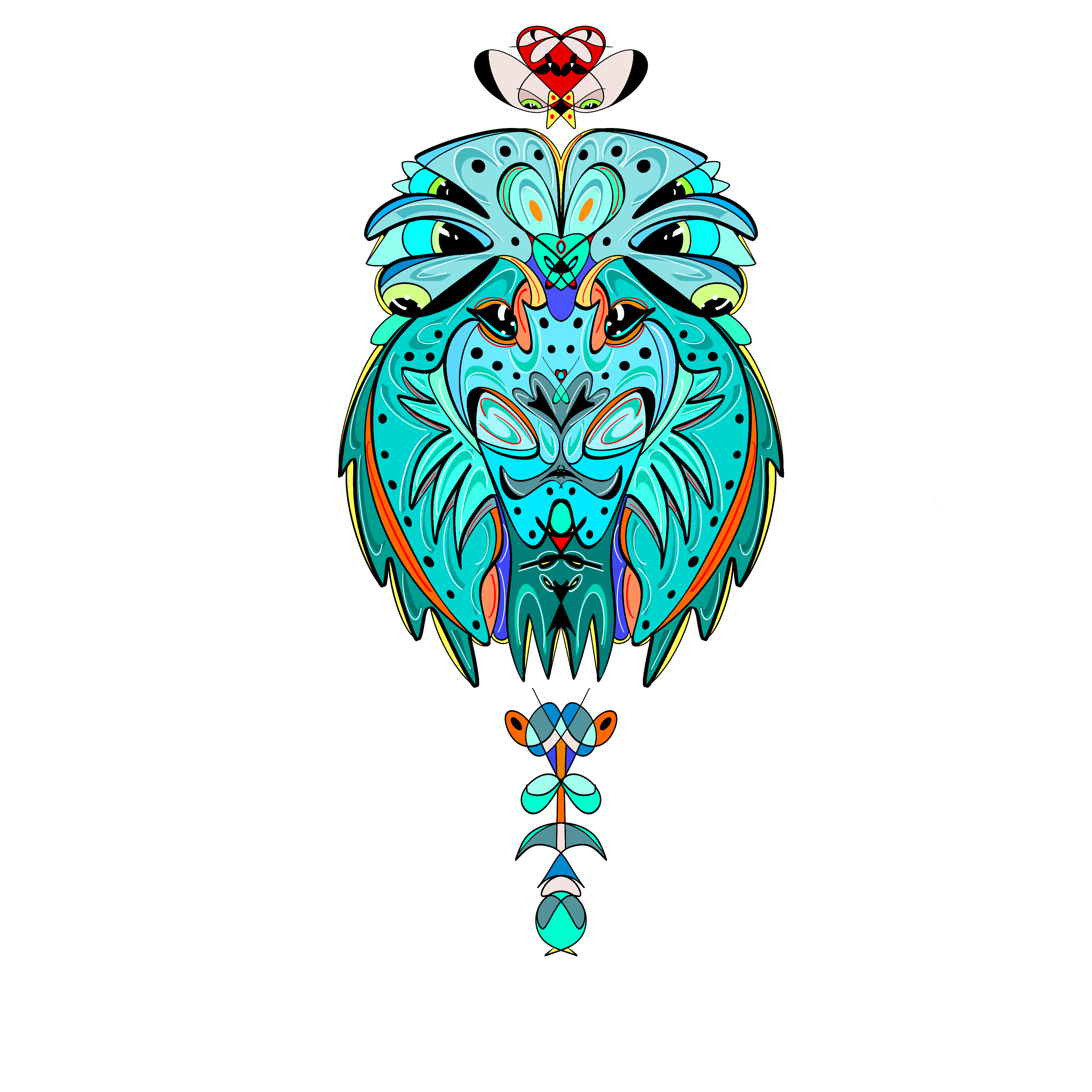 Regal Graphic Examples Lion Collection — Bold Regal Graphic Apparel for Leaders | SYMMETRIart