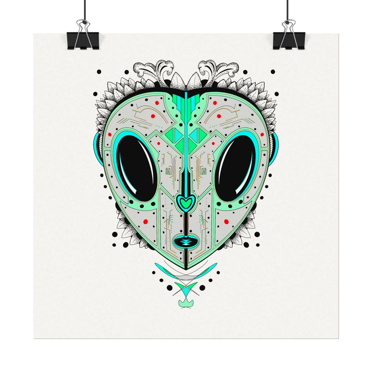 Utopian Queen | Textured Watercolor Matte Poster