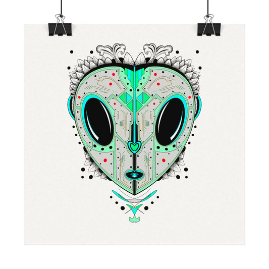 Utopian Queen | Textured Watercolor Matte Poster