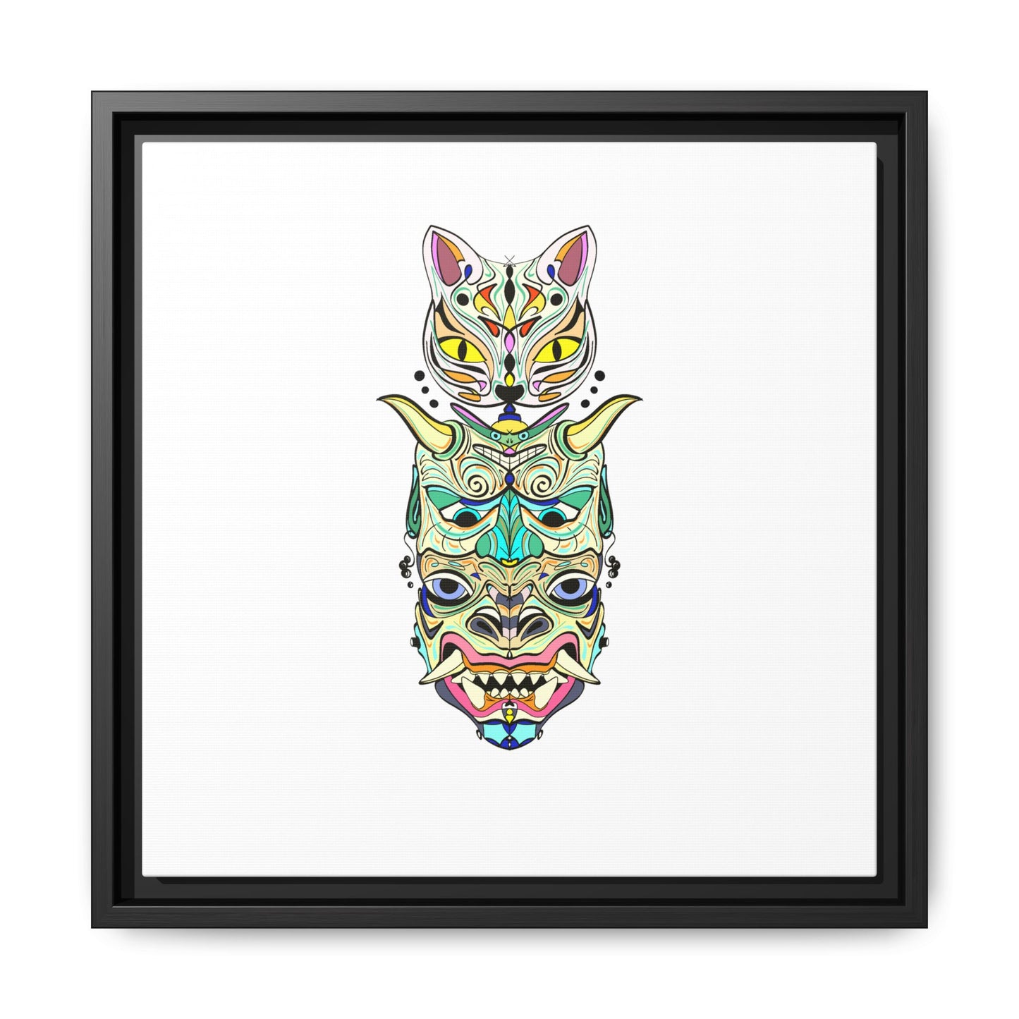 Samurai Totem Matte Canvas
