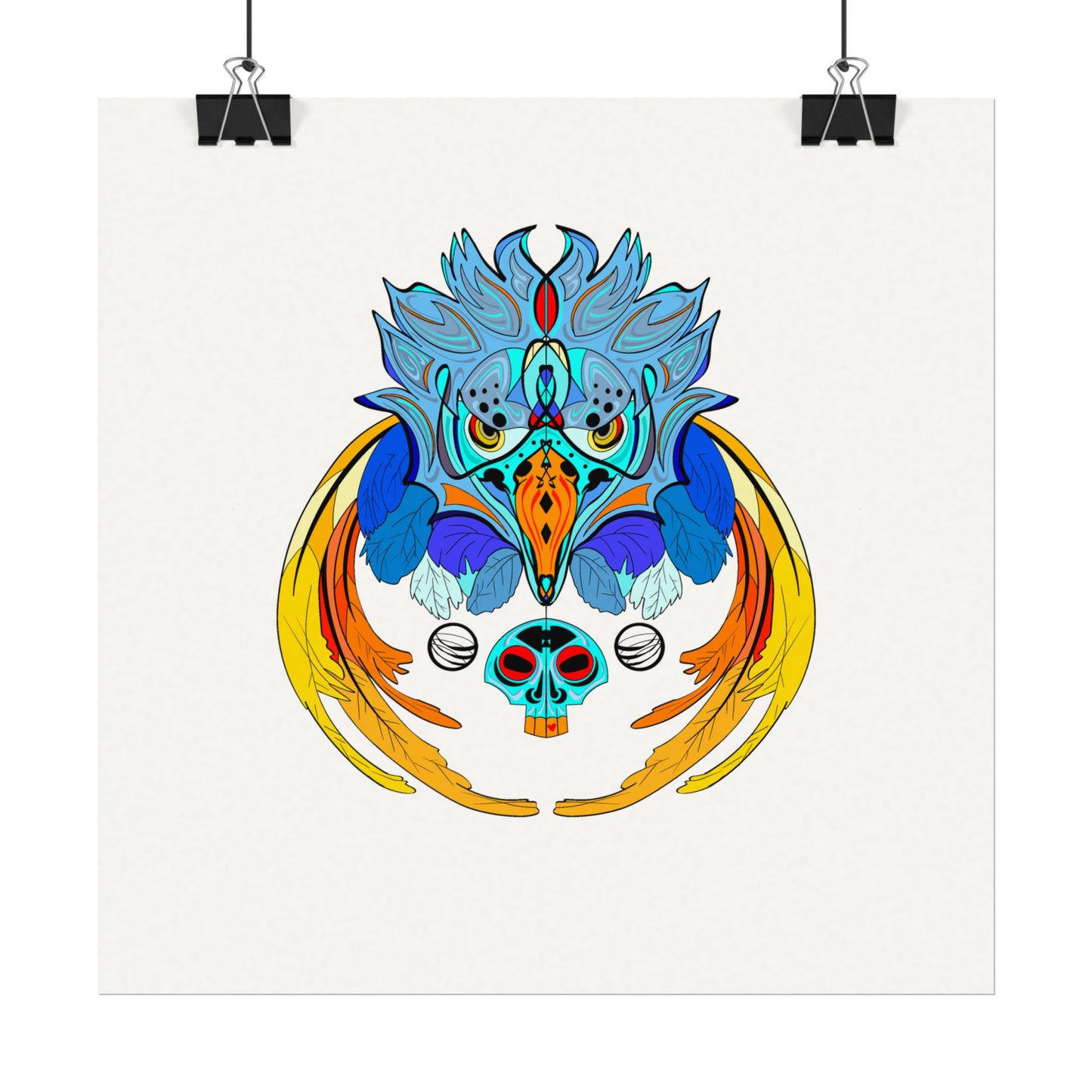 The Eagle | Watercolor Textured Art Print