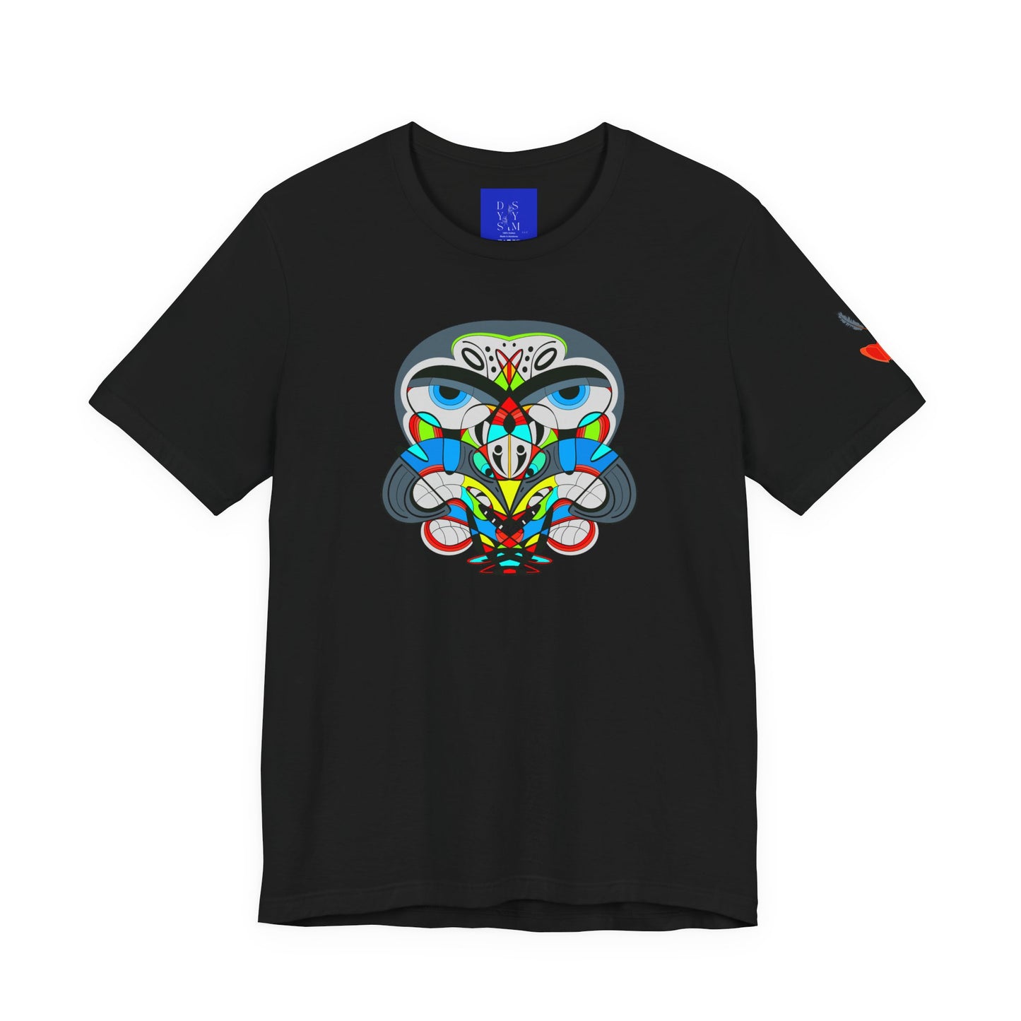 Cali Owl | Geometric Tribal Mask T-Shirt
