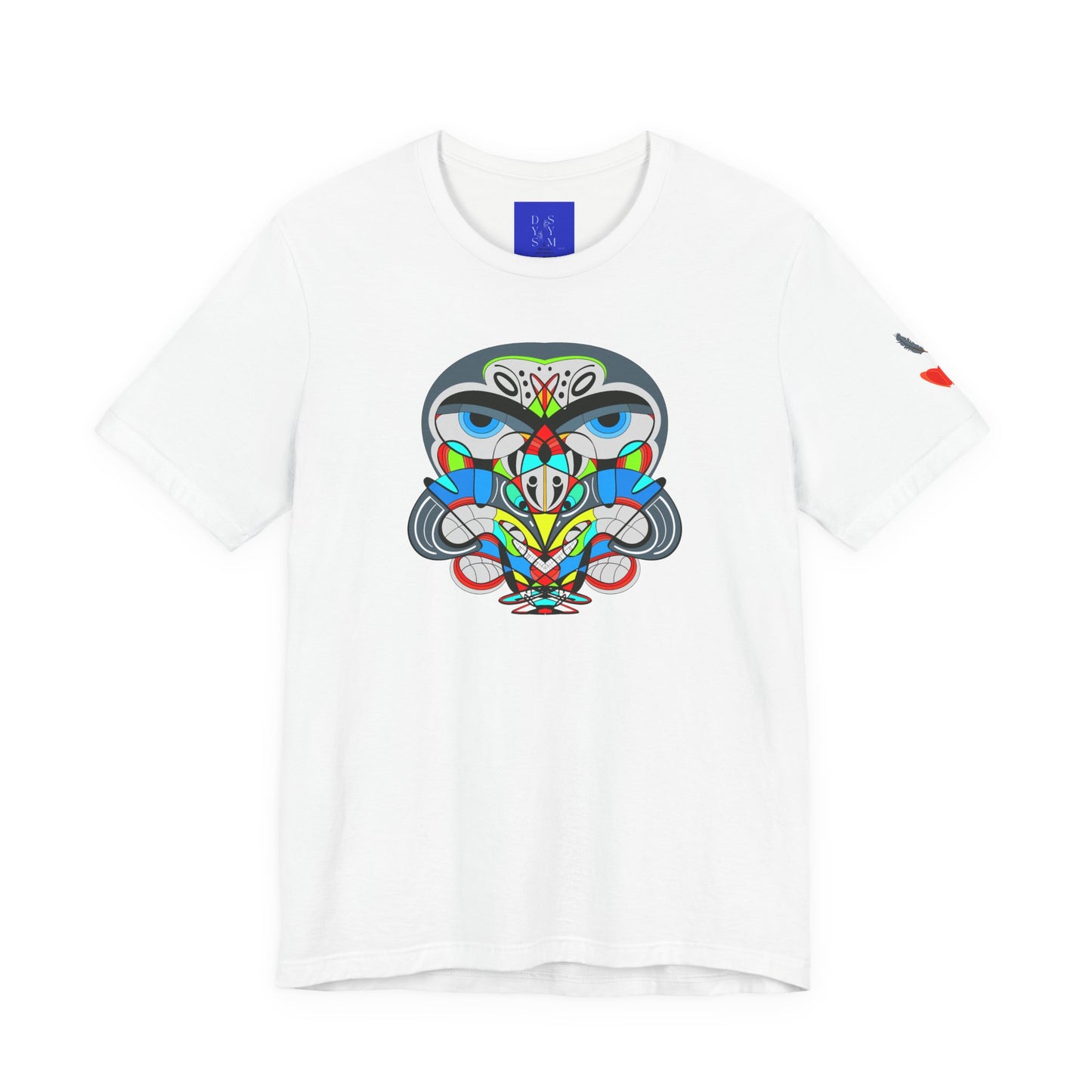 Cali Owl | Geometric Tribal Mask T-Shirt