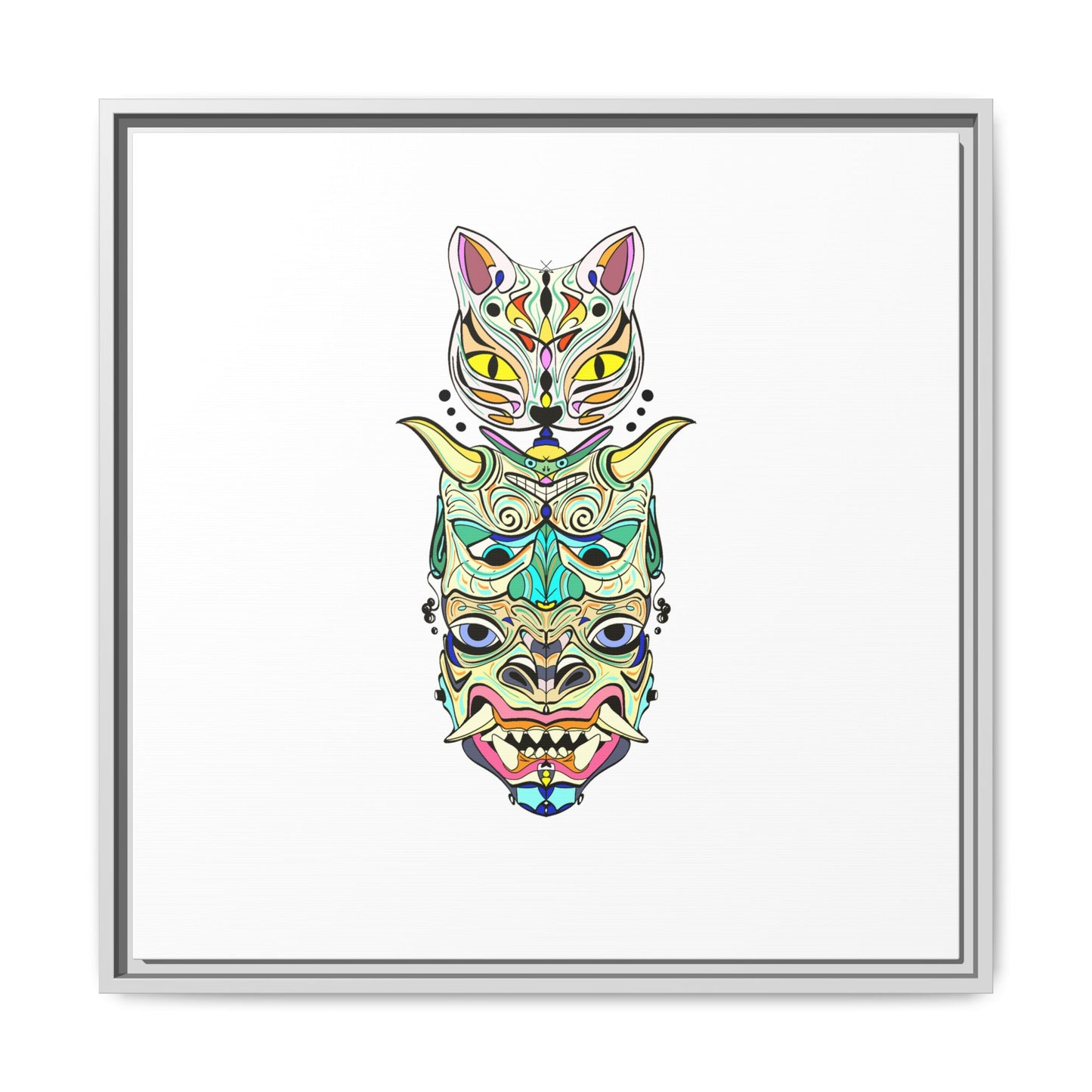Samurai Totem Matte Canvas