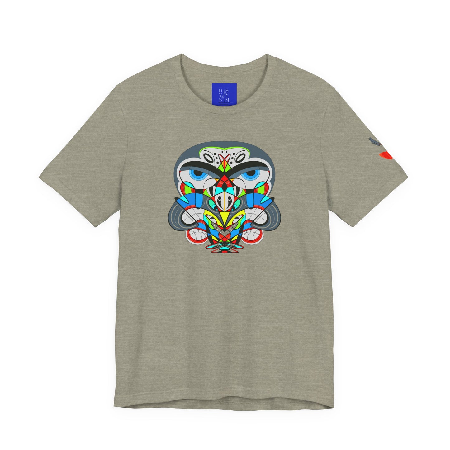 Cali Owl | Geometric Tribal Mask T-Shirt