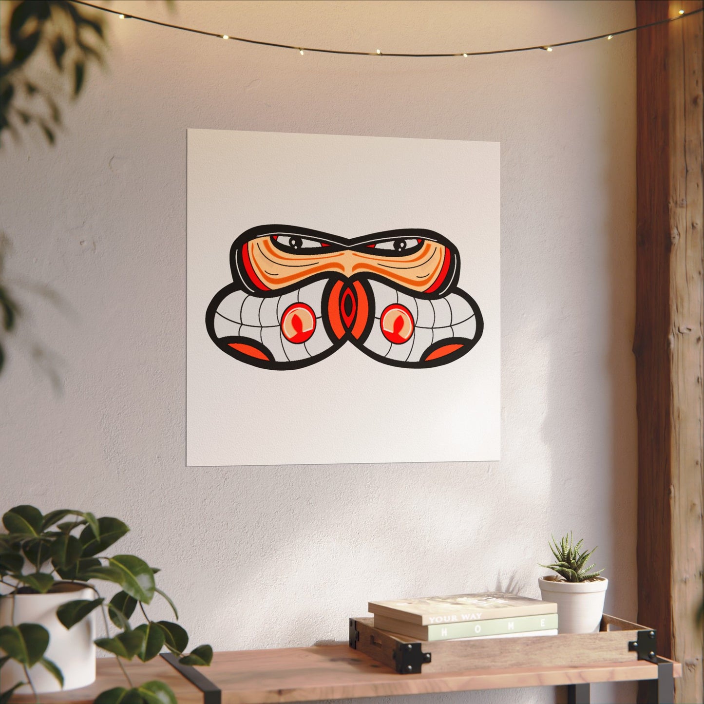 The Myth | Matte Watercolor Texture Poster