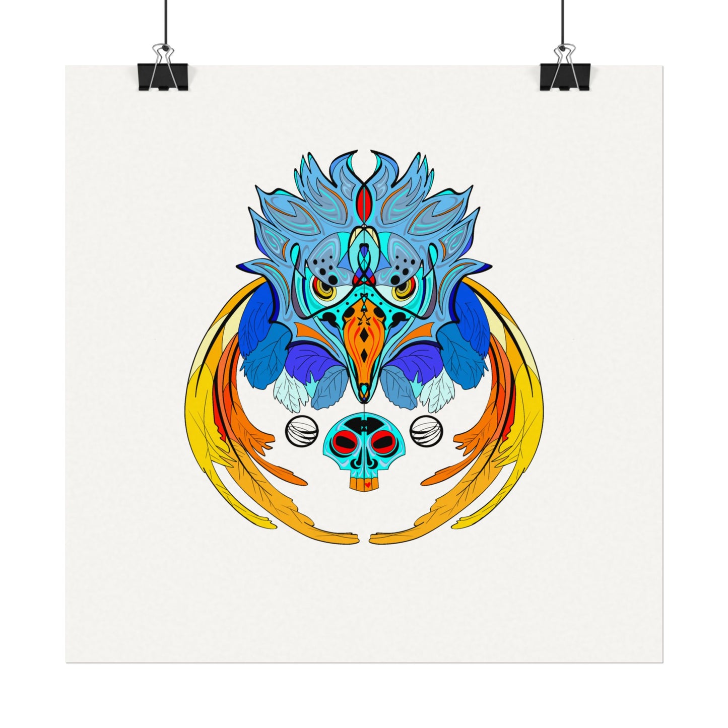 The Eagle | Watercolor Textured Art Print