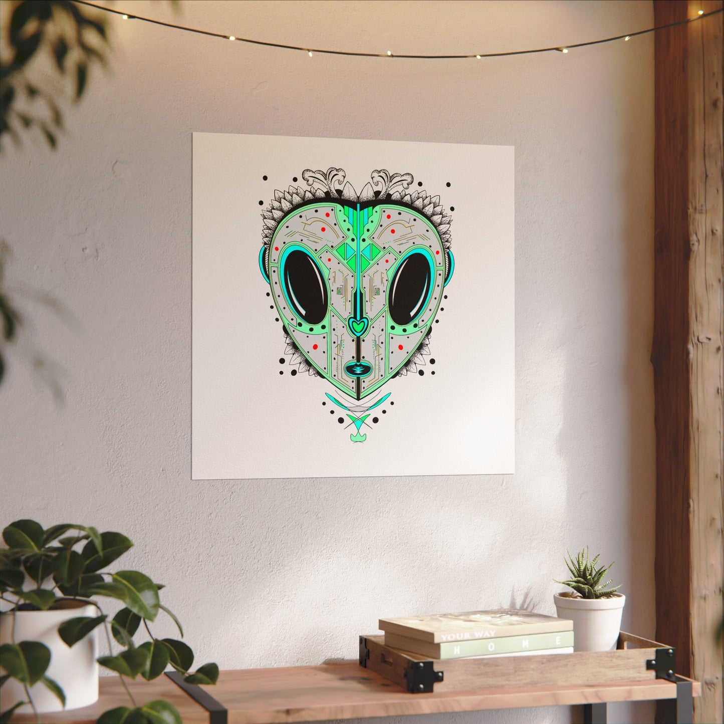 Utopian Queen | Textured Watercolor Matte Poster