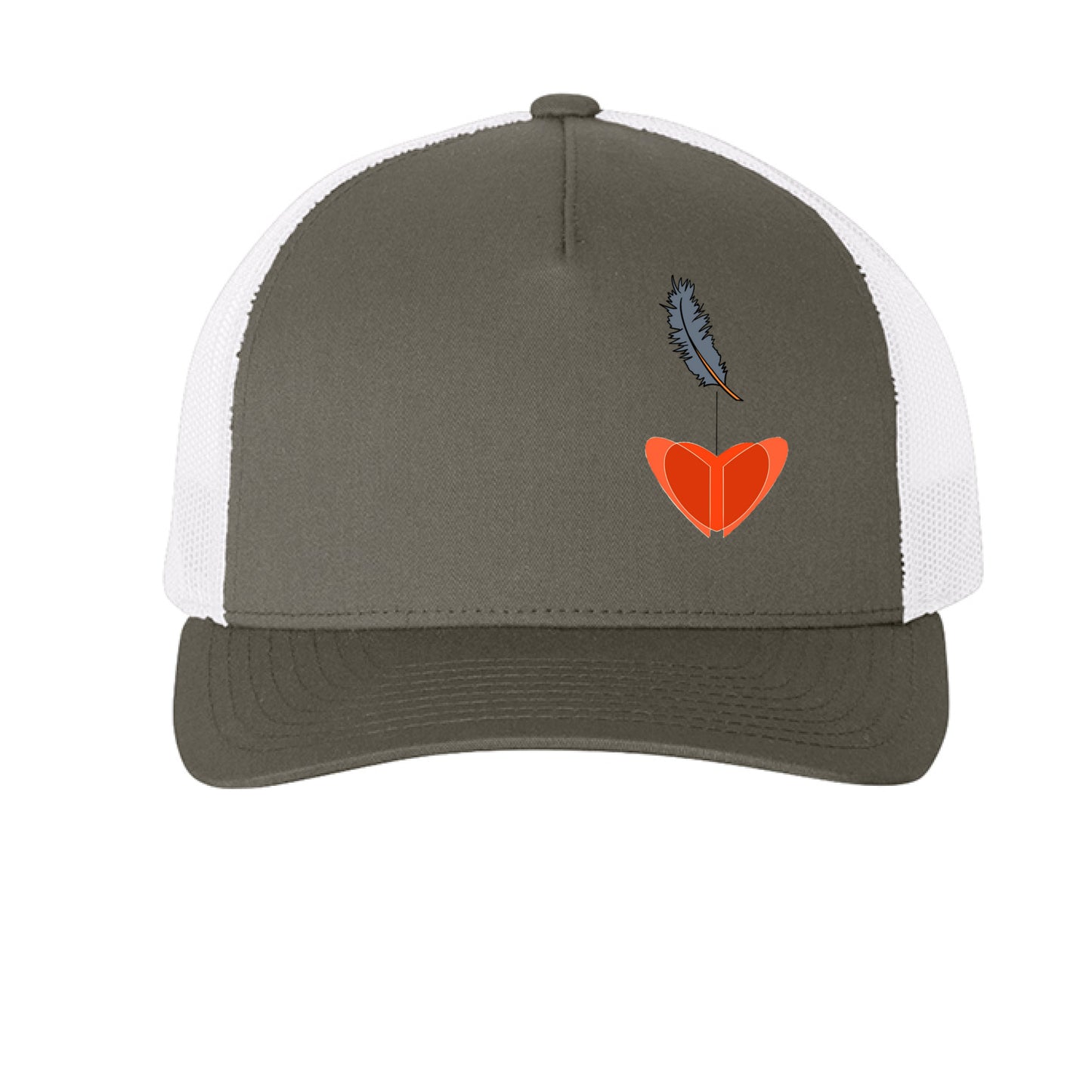 Charcoal/ White - FRONT