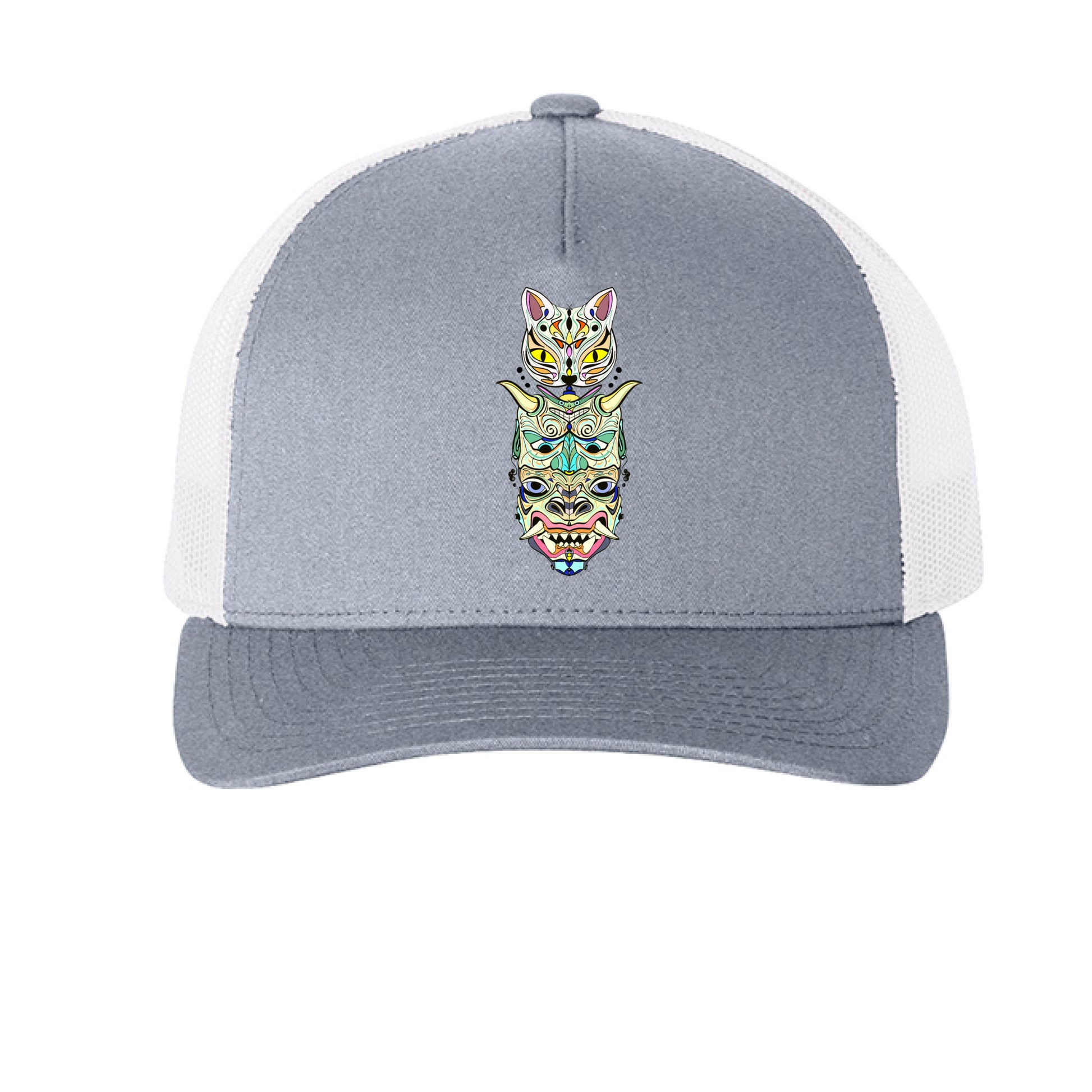 Heather/ White - FRONT