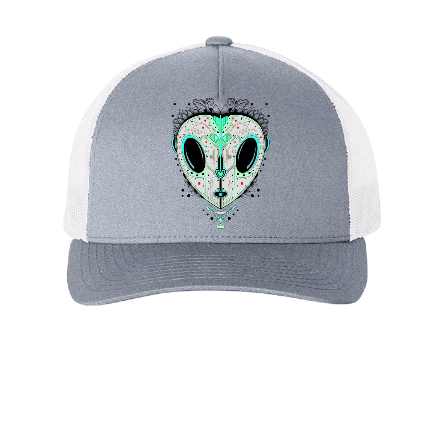 Heather/ White - FRONT