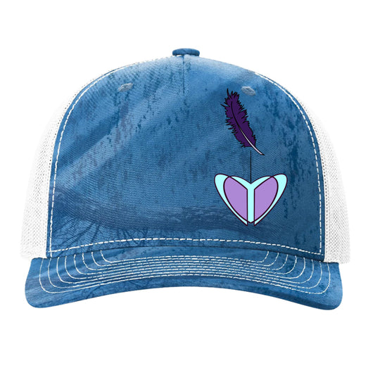 Realtree Fishing Light Blue/ White - FRONT