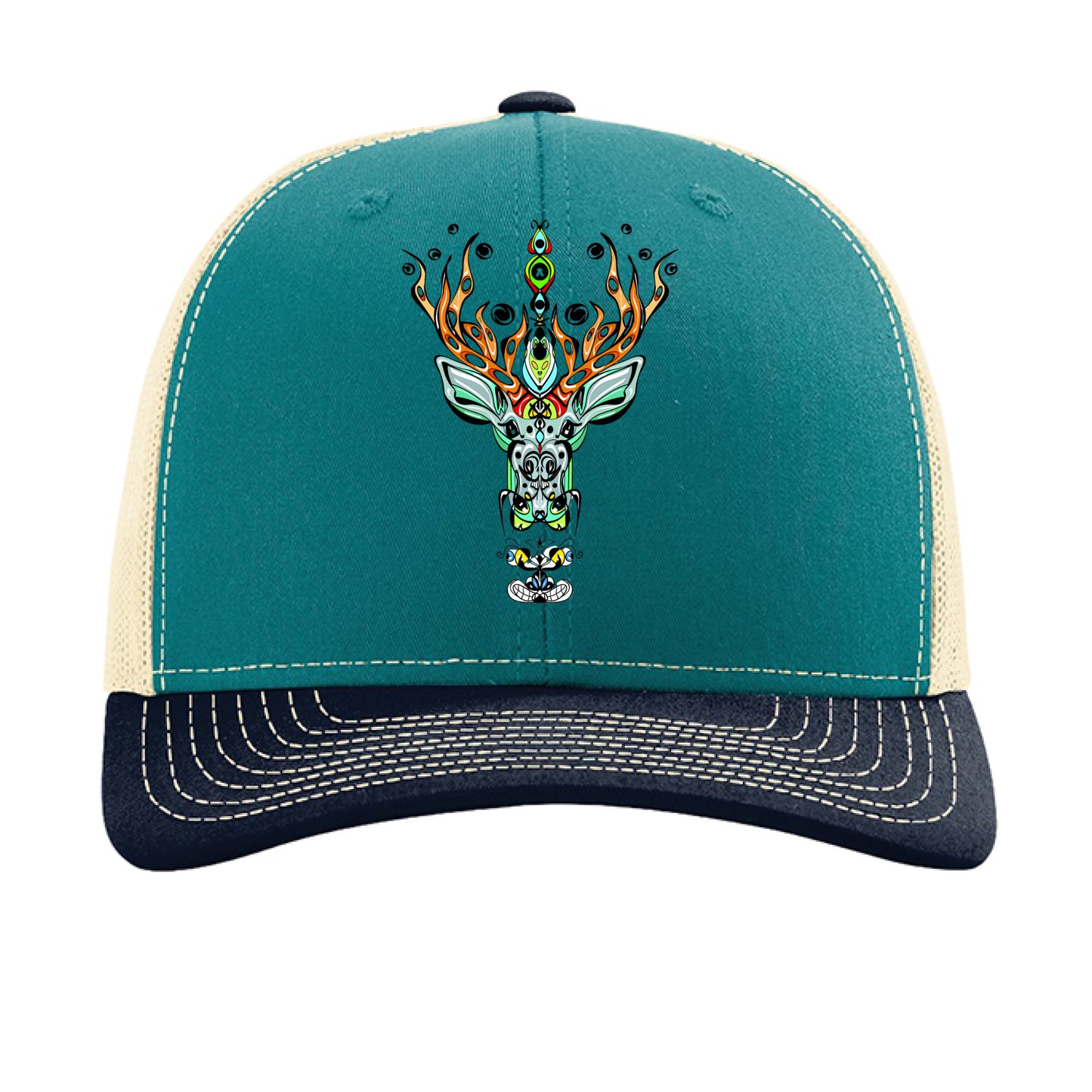 Blue Teal/ Birch/ Navy - FRONT