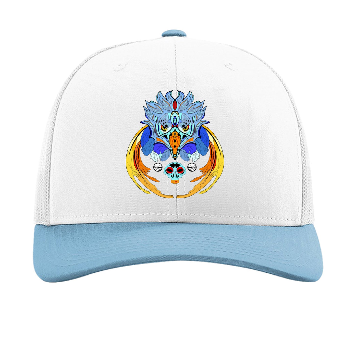 White/ White/ Columbia Blue - FRONT