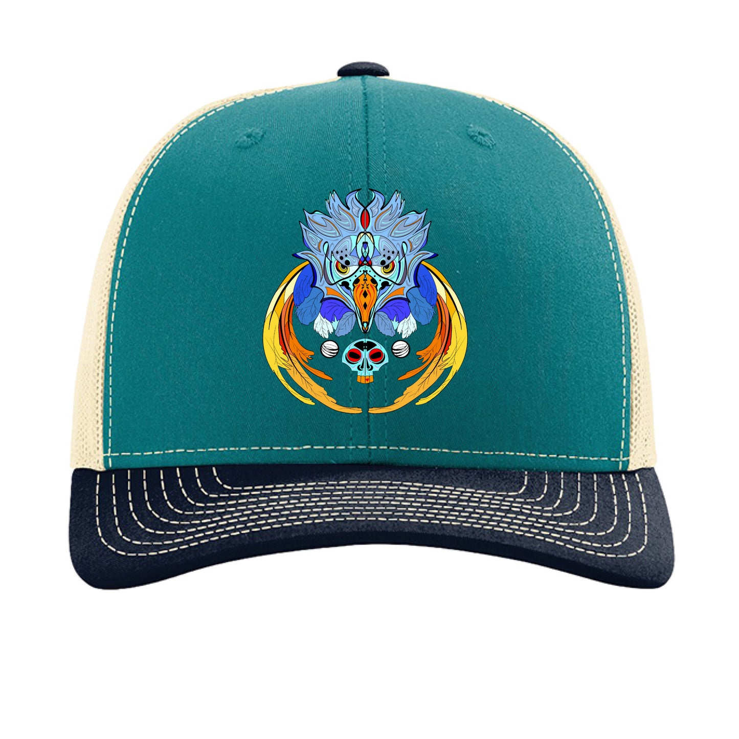 Blue Teal/ Birch/ Navy - FRONT