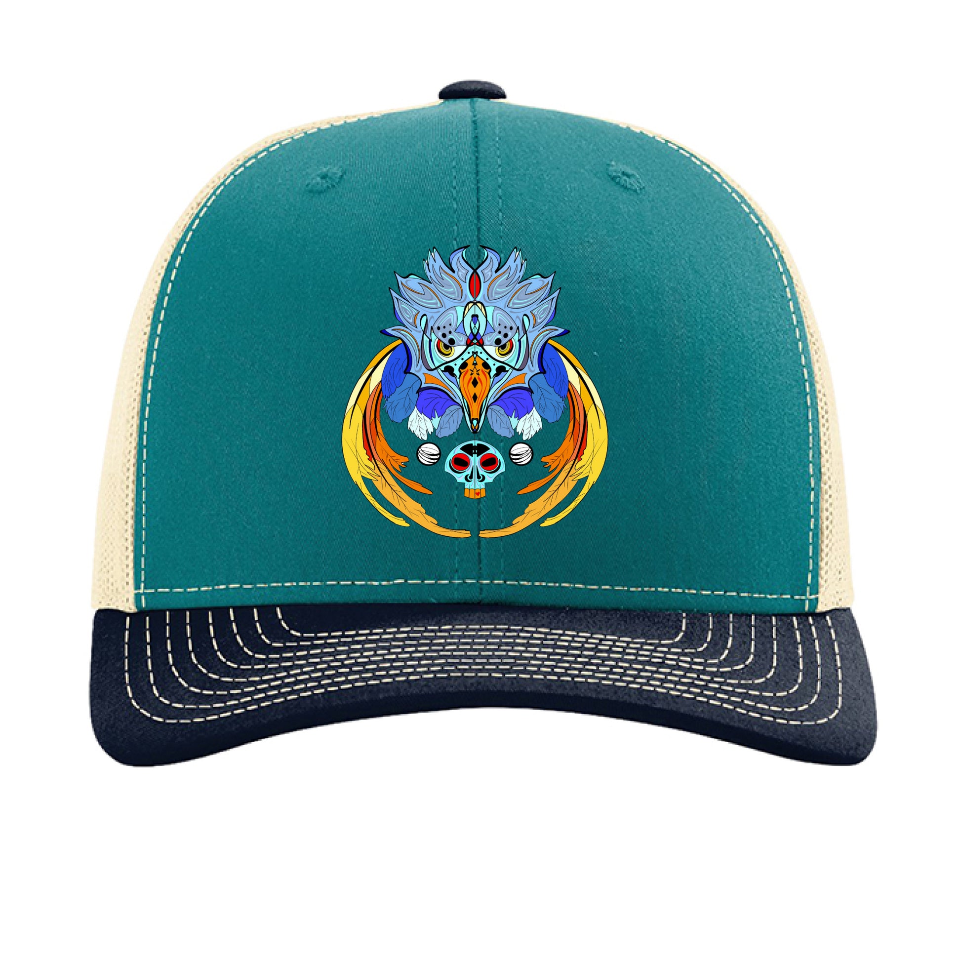 Blue Teal/ Birch/ Navy - FRONT