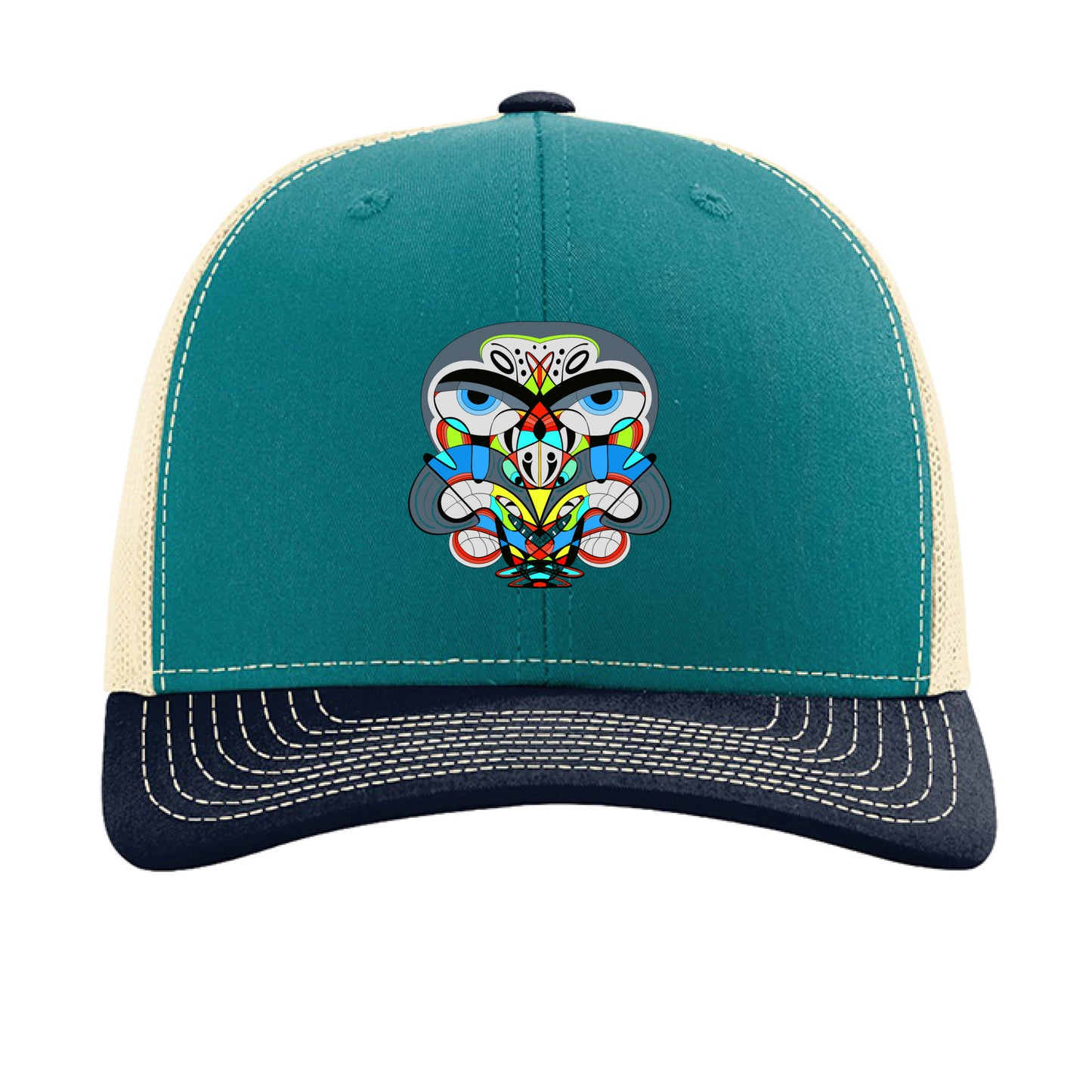 Blue Teal/ Birch/ Navy - FRONT