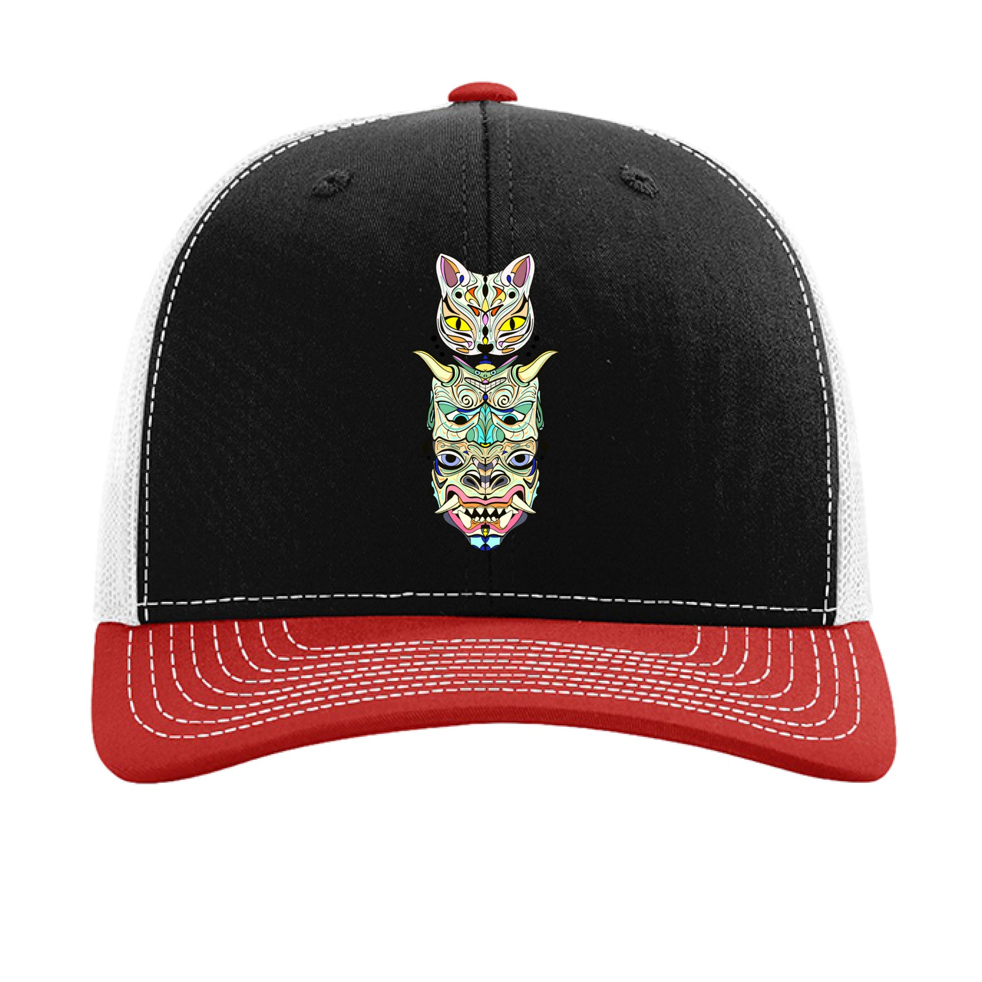 Black/ White/ Red - FRONT