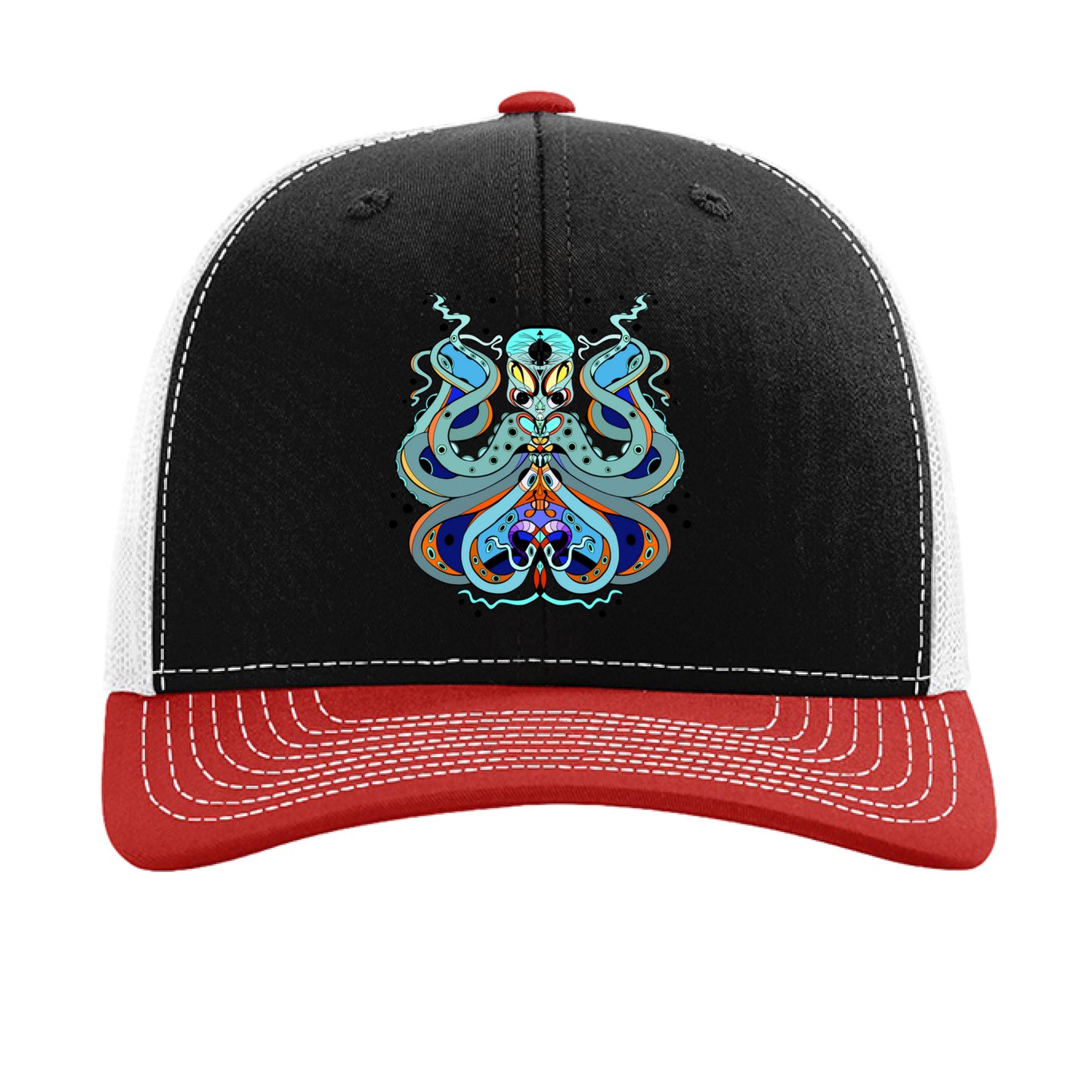 Black/ White/ Red - FRONT