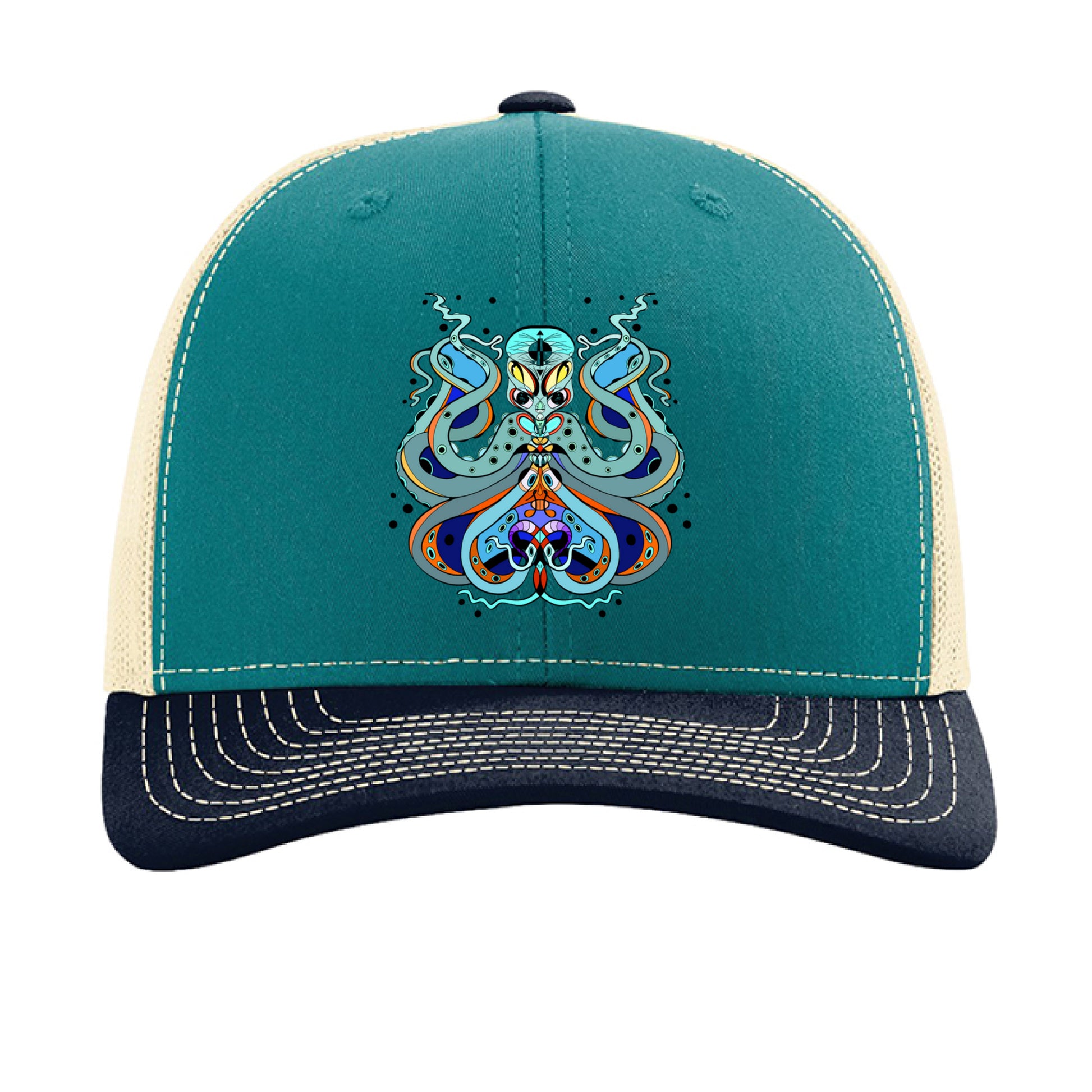 Blue Teal/ Birch/ Navy - FRONT