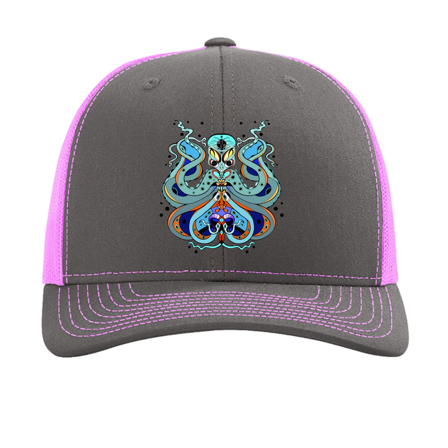 Charcoal/ Neon Pink - FRONT