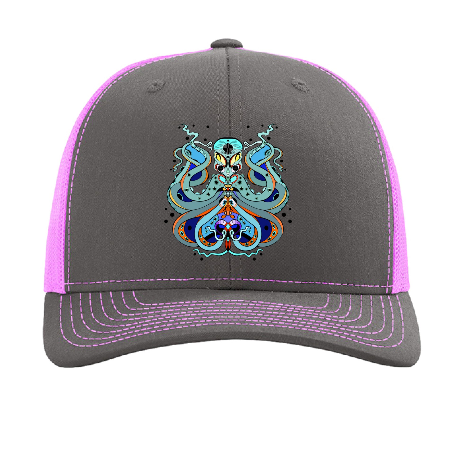 Charcoal/ Neon Pink - FRONT