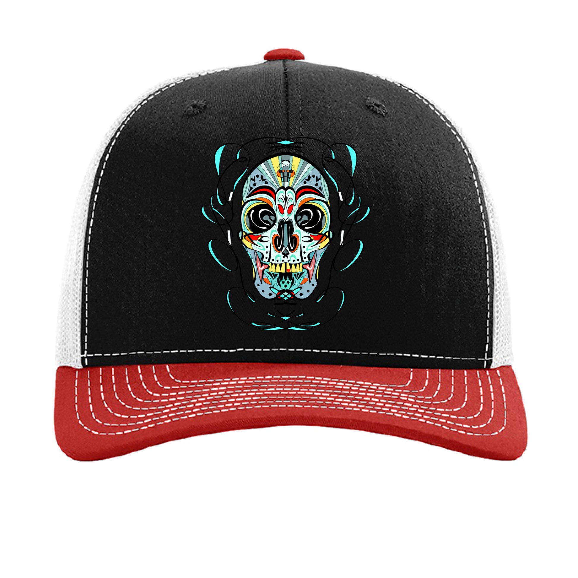 Black/ White/ Red - FRONT