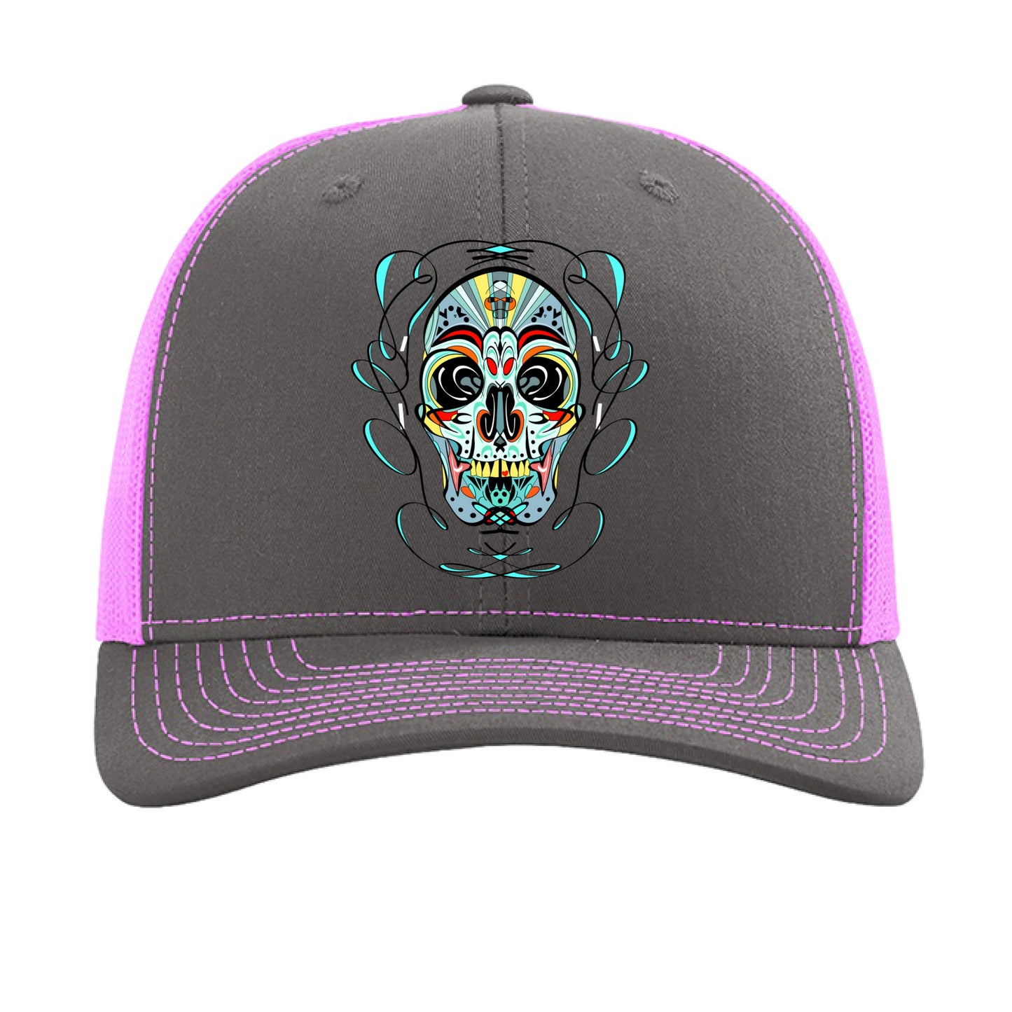 Charcoal/ Neon Pink - FRONT