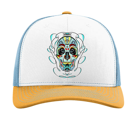 White/ Columbia Blue/ Yellow - FRONT