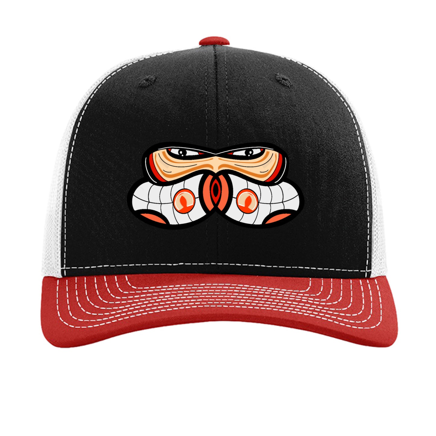 Black/ White/ Red - FRONT