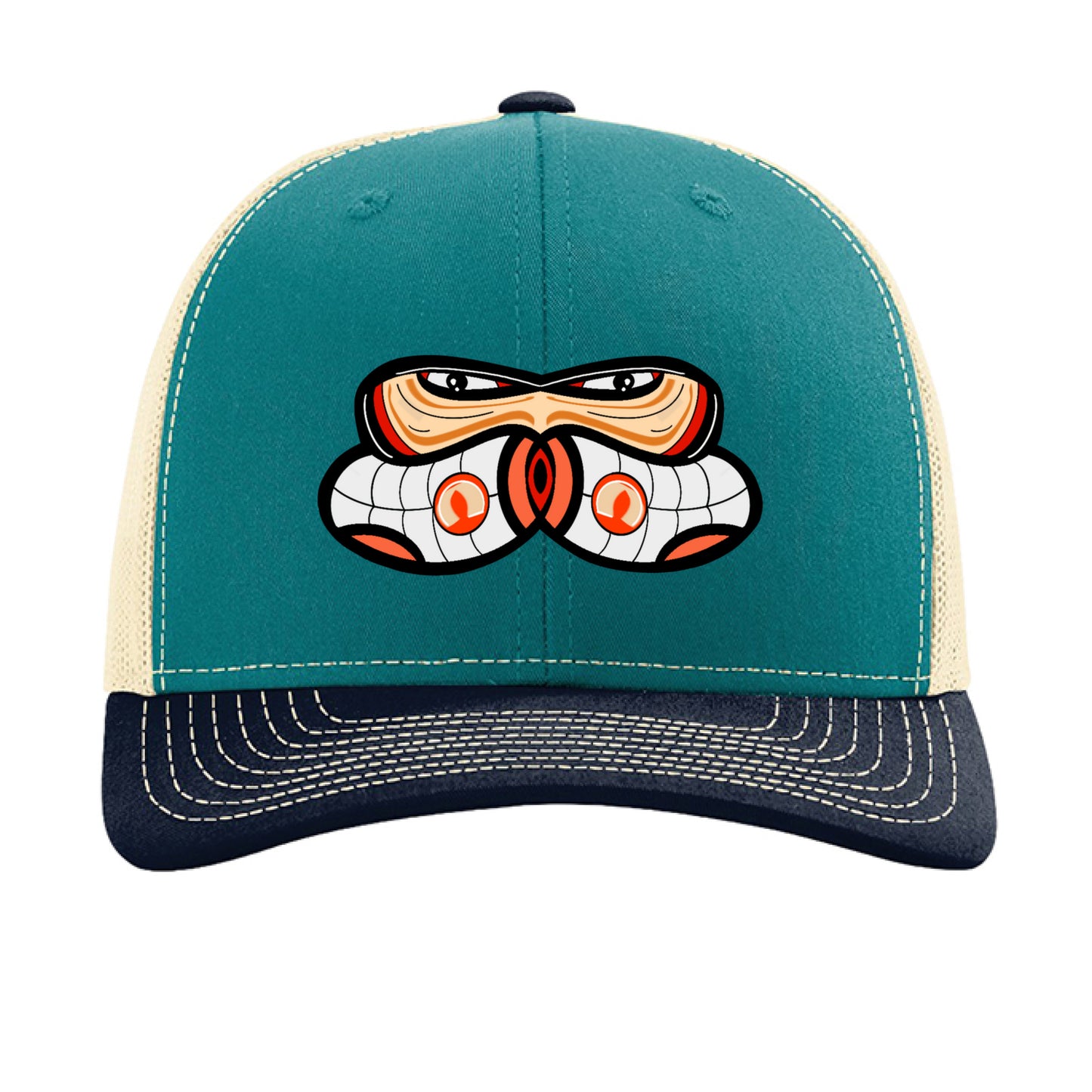 Blue Teal/ Birch/ Navy - FRONT