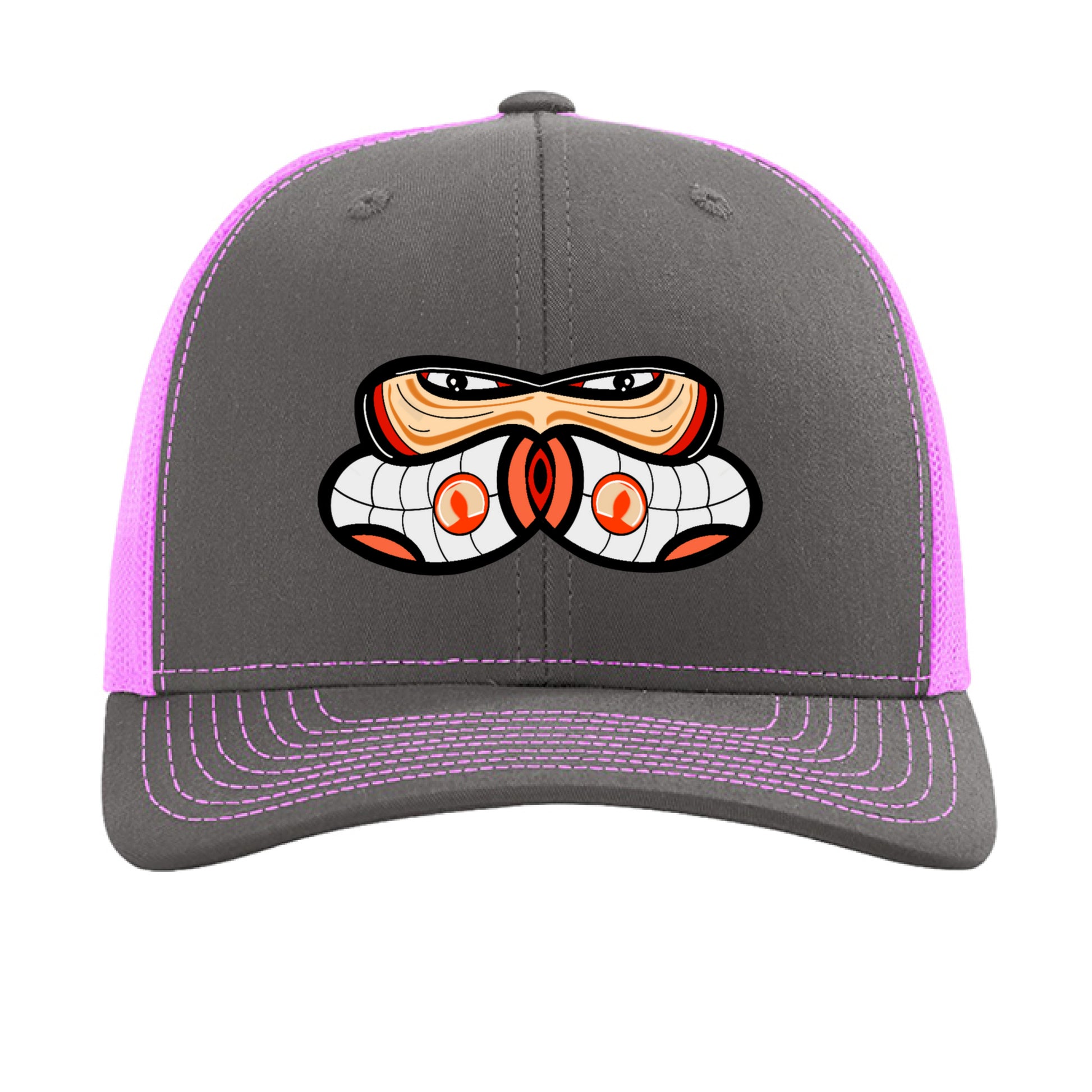 Charcoal/ Neon Pink - FRONT