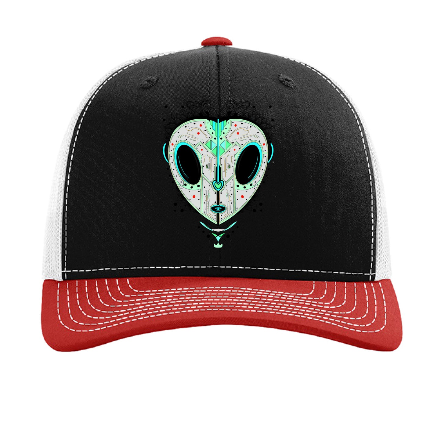 Black/ White/ Red - FRONT