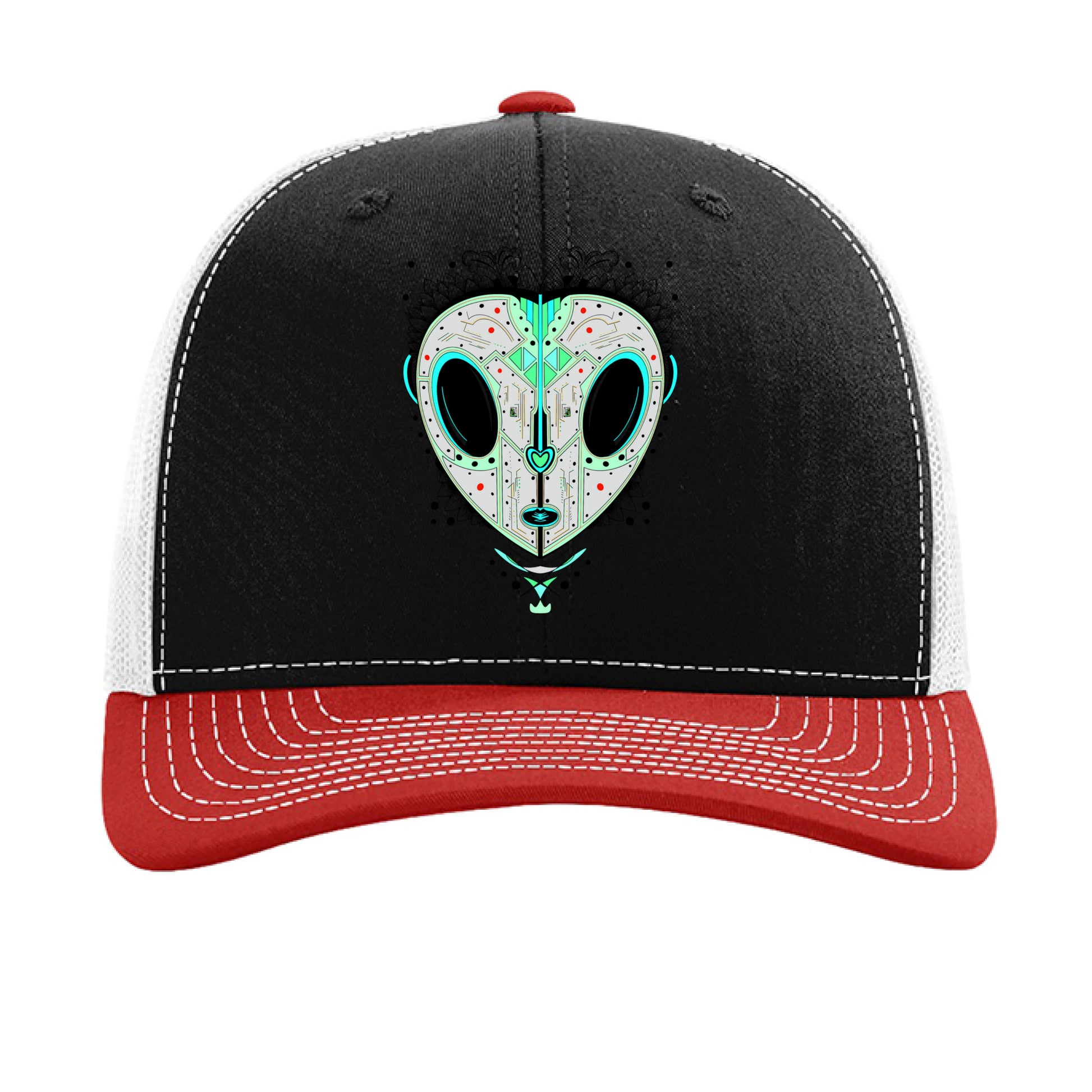Black/ White/ Red - FRONT