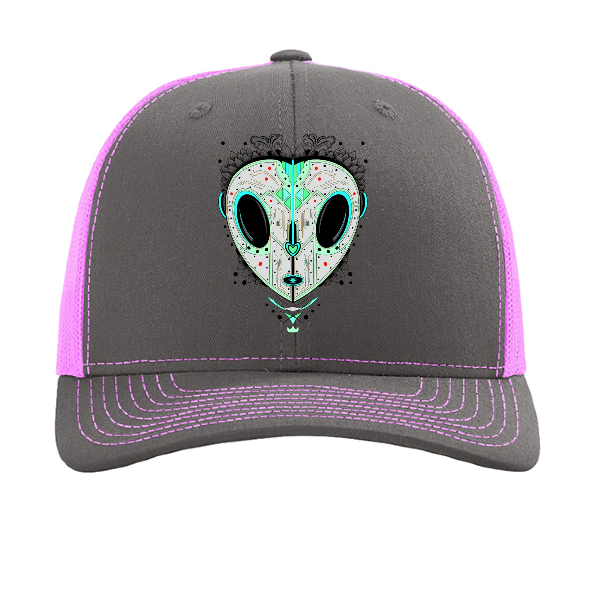 Charcoal/ Neon Pink - FRONT